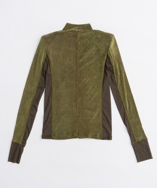 PRANK PROJECT（プランクプロジェクト）の「ベロアタートルトップ / Velour Turtleneck Top（その他トップス・レディース・ホワイト/カーキ/ブラック・FREE）」の10枚目の写真