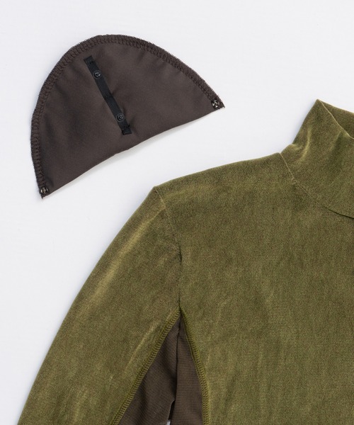 PRANK PROJECT（プランクプロジェクト）の「ベロアタートルトップ / Velour Turtleneck Top（その他トップス・レディース・ホワイト/カーキ/ブラック・FREE）」の17枚目の写真