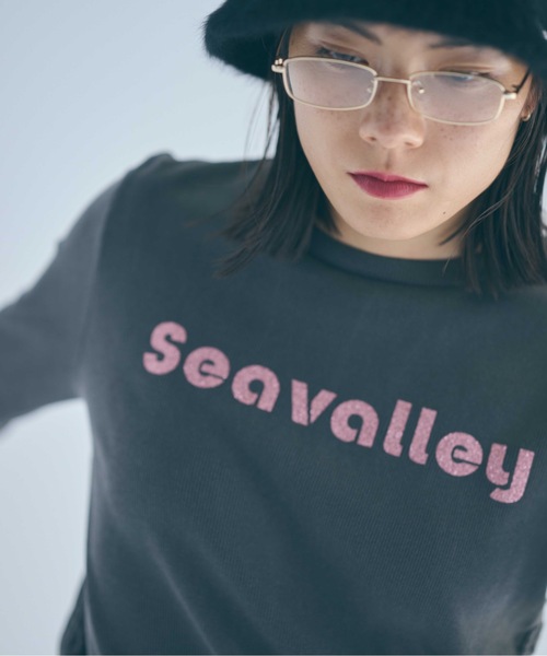 Seavalley グリッター シャーリングトップ（Tシャツ/カットソー）｜SEA