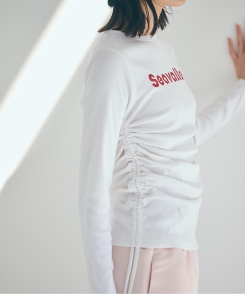 Seavalley グリッター シャーリングトップ（Tシャツ/カットソー）｜SEA