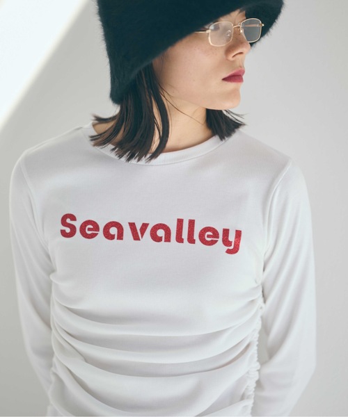 SEA(シー)の「Seavalley グリッター シャーリングトップ(Tシャツ/カットソー・レディース・チャコールグレー/ホワイト・ONE SIZE)」の10枚目の写真