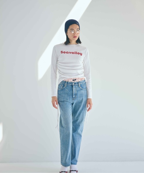 Seavalley グリッター シャーリングトップ（Tシャツ/カットソー）｜SEA