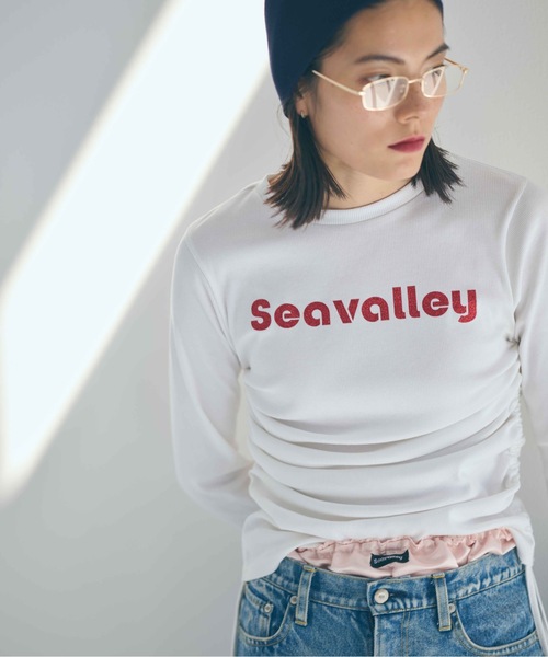 SEA(シー)の「Seavalley グリッター シャーリングトップ(Tシャツ/カットソー・レディース・チャコールグレー/ホワイト・ONE SIZE)」の13枚目の写真