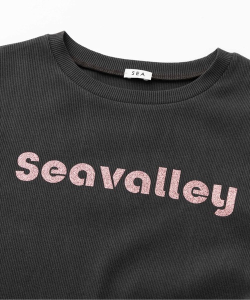 SEA(シー)の「Seavalley グリッター シャーリングトップ(Tシャツ/カットソー・レディース・チャコールグレー/ホワイト・ONE SIZE)」の18枚目の写真