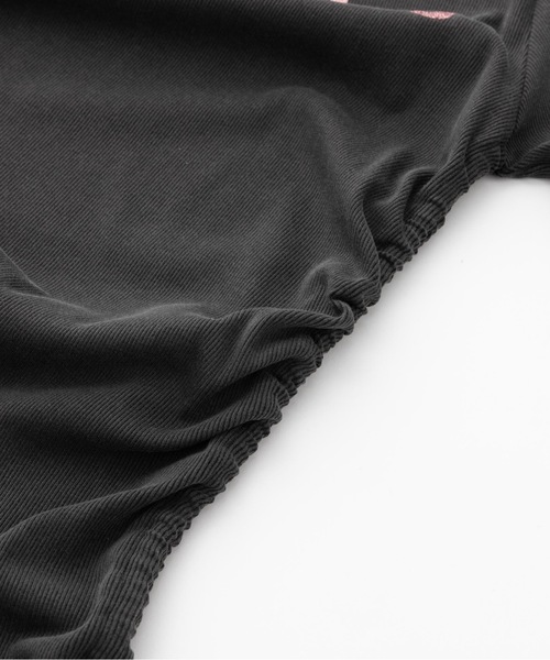 SEA(シー)の「Seavalley グリッター シャーリングトップ(Tシャツ/カットソー・レディース・チャコールグレー/ホワイト・ONE SIZE)」の19枚目の写真