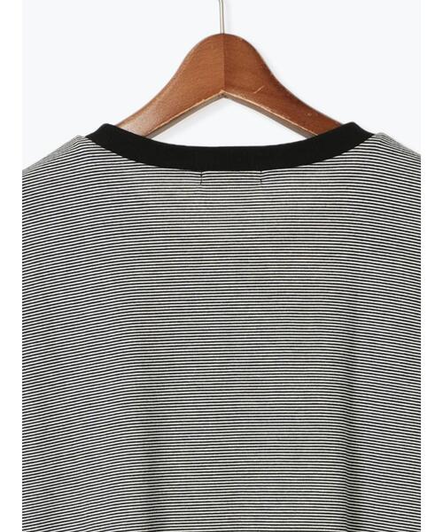 Te chichi（テチチ）の「フレームロゴプリントTシャツ（Tシャツ/カットソー・レディース・チャコールグレー/オフホワイト/ブラック・F）」の21枚目の写真