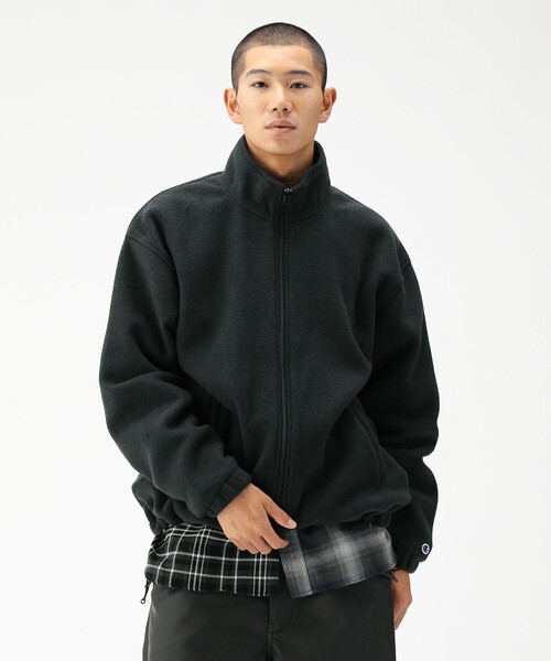 セール】【別注】Champion / Fleece Stand Zip Jacket（ブルゾン