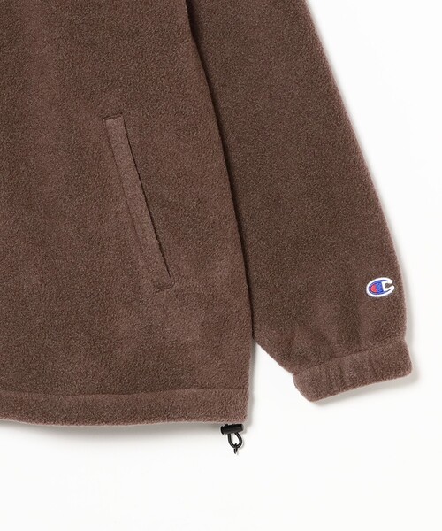 Champion（チャンピオン）の「【別注】Champion / Fleece Stand Zip Jacket（ブルゾン・メンズ・ブラック/モカ・XL/L/M/S）」の10枚目の写真