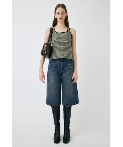 MOUSSY(マウジー)の「【EC・一部店舗限定】THIN BORDER タンクトップ(タンクトップ・レディース・ブラウン/ピンク/ブラック・FREE)」の11枚目の写真