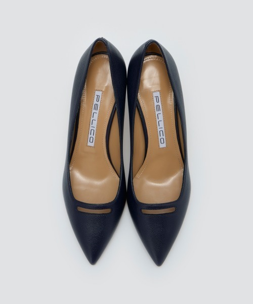 PELLICO（ペリーコ）の「ANDREA アネッリ キャビア パンプス 7.0cm NAVY（パンプス・レディース・ネイビー・38/35/36/36.5/37.5/35.5/38.5/39/37/40/34/39.5）」の4枚目の写真