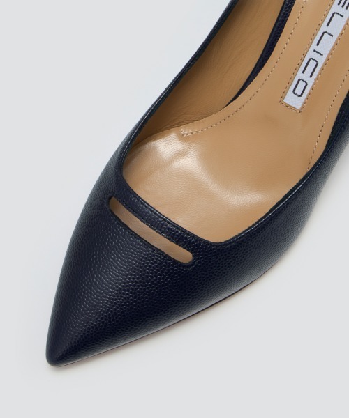 PELLICO（ペリーコ）の「ANDREA アネッリ キャビア パンプス 7.0cm NAVY（パンプス・レディース・ネイビー・38/35/36/36.5/37.5/35.5/38.5/39/37/40/34/39.5）」の6枚目の写真
