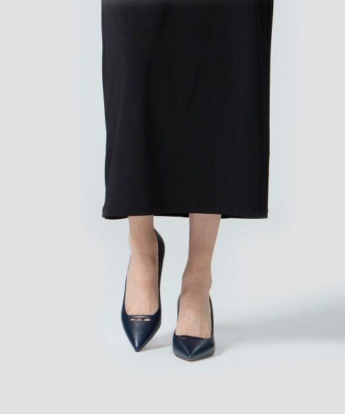 PELLICO（ペリーコ）の「ANDREA アネッリ キャビア パンプス 7.0cm NAVY（パンプス・レディース・ネイビー・38/35/36/36.5/37.5/35.5/38.5/39/37/40/34/39.5）」の8枚目の写真