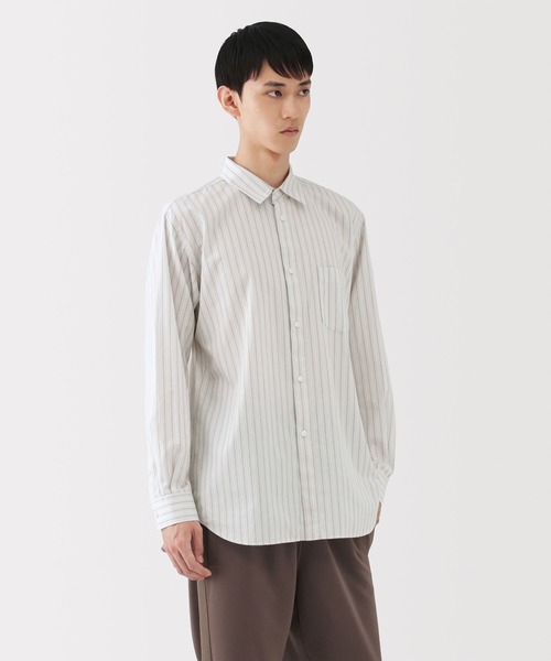 MUJI Labo〕紳士 ポプリンレギュラーカラーシャツ（シャツ