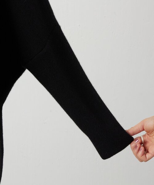 BEARDSLEY（ビアズリー）の「タートルビッグニット(ショート)（ニット/セーター・レディース・ピンク/グレー/ブラック・FREE）」の12枚目の写真