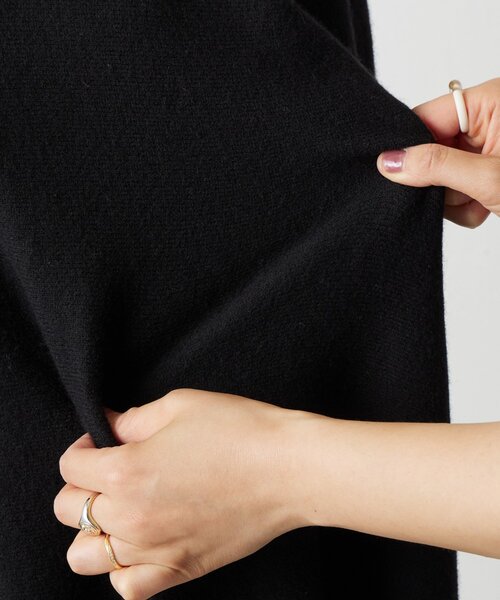 BEARDSLEY（ビアズリー）の「タートルビッグニット(ショート)（ニット/セーター・レディース・ピンク/グレー/ブラック・FREE）」の13枚目の写真