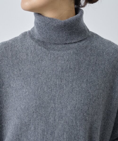 BEARDSLEY（ビアズリー）の「タートルビッグニット(ショート)（ニット/セーター・レディース・ピンク/グレー/ブラック・FREE）」の18枚目の写真