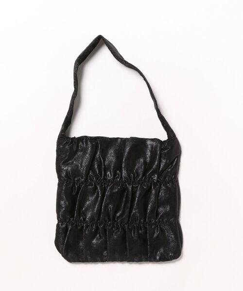 GORGE(ゴージ)の「《シャーリング×立体フォルム》レディース ミニトートバッグ 軽量 春夏秋冬(トートバッグ・レディース・ブラック/アイボリー/グレー・F)」の11枚目の写真