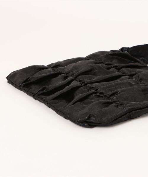 GORGE(ゴージ)の「《シャーリング×立体フォルム》レディース ミニトートバッグ 軽量 春夏秋冬(トートバッグ・レディース・ブラック/アイボリー/グレー・F)」の12枚目の写真