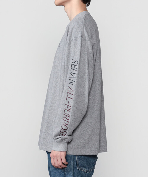 SEDAN ALL-PURPOSE ロゴ ロングスリーブTシャツ ブラックXL SEDAN ALL-PURPOSE | ロゴ ロングスリーブTシャツ MEN
