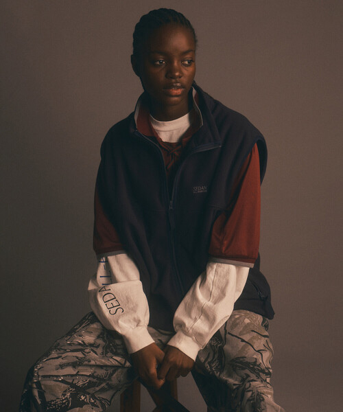 SEDAN ALL-PURPOSE ロゴ ロングスリーブTシャツ ブラックXL SEDAN ALL-PURPOSE | ロゴ ロングスリーブTシャツ MEN