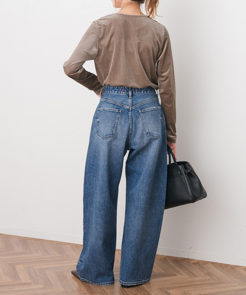 Spick & Span(スピックアンドスパン)の「RED CARD TOKYO / レッドカード トーキョー 別注MONTANA*(デニムパンツ・レディース・ブルー/ブラック・22/23/24/25)」の16枚目の写真