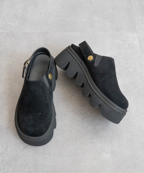 Fabby fabby（ファビィーファビィー）の「厚底ビブラムサボサンダル（サンダル・レディース・ブラック系その他/ブラウン系その他/ブラウン・MEDIUM/LARGE）」の2枚目の写真