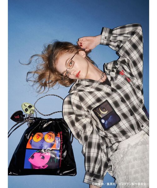 jouetie(ジュエティ)の「【TVアニメ『ダンダダン』・jouetie】2WAYBAG ナップサック バッグ(トートバッグ・レディース・レッド/シルバー/ブラック・FREE)」の17枚目の写真