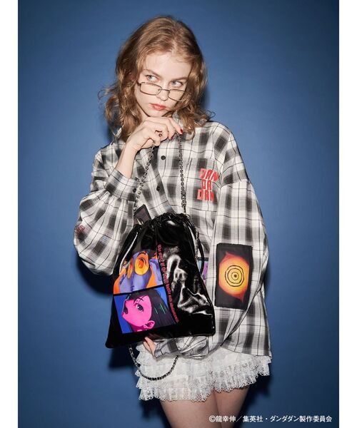 jouetie(ジュエティ)の「【TVアニメ『ダンダダン』・jouetie】2WAYBAG ナップサック バッグ(トートバッグ・レディース・レッド/シルバー/ブラック・FREE)」の15枚目の写真