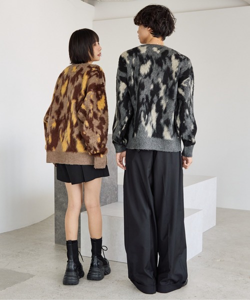 PBLIM(ページボーイリム)の「《UNISEX》ミケネコニット(ニット/セーター・レディース・グレー/ブラウン/ブラック・FREE)」の8枚目の写真