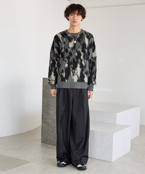 PBLIM(ページボーイリム)の「《UNISEX》ミケネコニット(ニット/セーター・レディース・グレー/ブラウン/ブラック・FREE)」の9枚目の写真