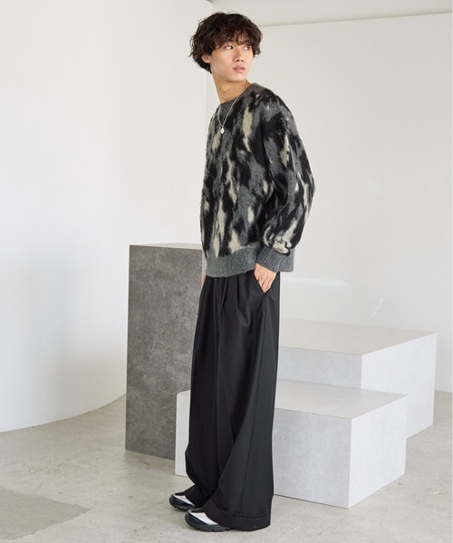 PBLIM(ページボーイリム)の「《UNISEX》ミケネコニット(ニット/セーター・レディース・グレー/ブラウン/ブラック・FREE)」の4枚目の写真