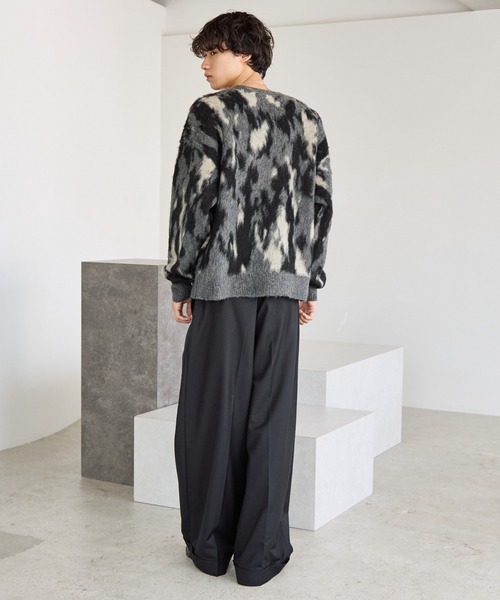 PBLIM(ページボーイリム)の「《UNISEX》ミケネコニット(ニット/セーター・レディース・グレー/ブラウン/ブラック・FREE)」の5枚目の写真