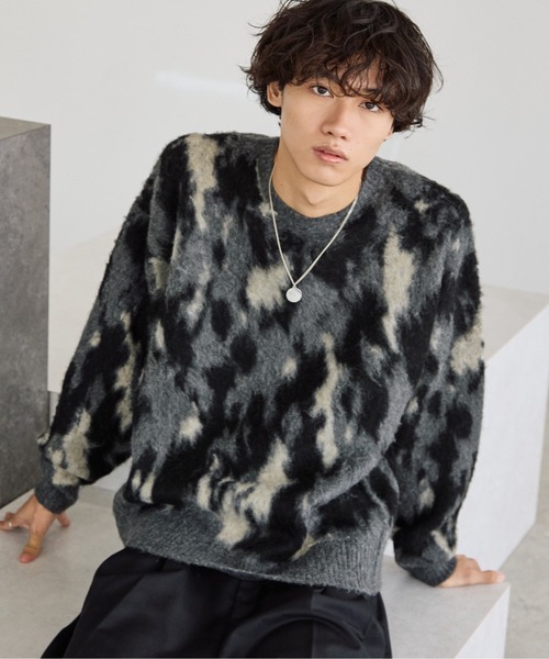 PBLIM(ページボーイリム)の「《UNISEX》ミケネコニット(ニット/セーター・レディース・グレー/ブラウン/ブラック・FREE)」の15枚目の写真