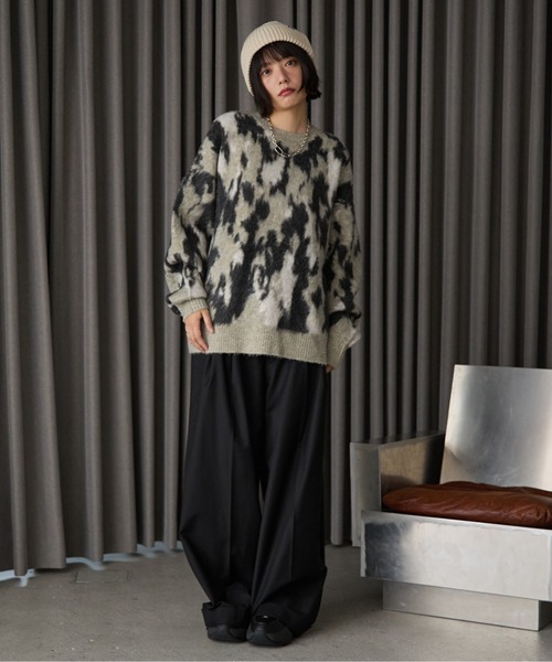 PBLIM(ページボーイリム)の「《UNISEX》ミケネコニット(ニット/セーター・レディース・グレー/ブラウン/ブラック・FREE)」の19枚目の写真