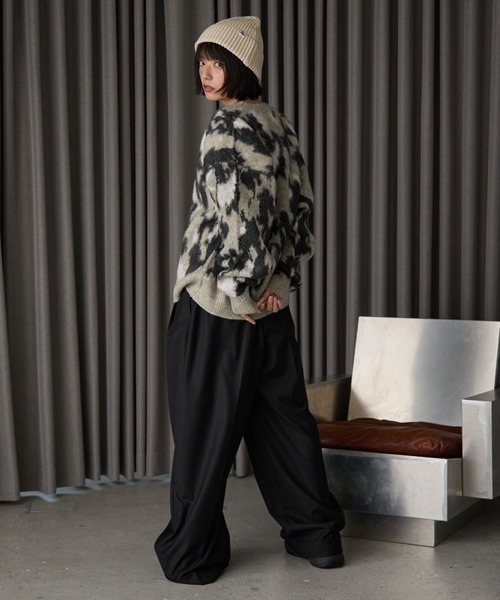 PBLIM(ページボーイリム)の「《UNISEX》ミケネコニット(ニット/セーター・レディース・グレー/ブラウン/ブラック・FREE)」の11枚目の写真