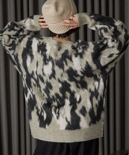 PBLIM(ページボーイリム)の「《UNISEX》ミケネコニット(ニット/セーター・レディース・グレー/ブラウン/ブラック・FREE)」の18枚目の写真