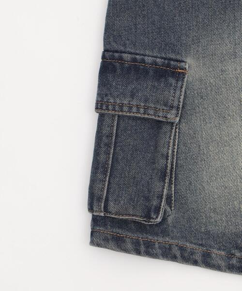 WEGO（ウィゴー）の「WEGO/【25年秋冬新作】ジップカーゴデニムスカパン（デニムスカート・レディース・ダークブルー・FREE）」の15枚目の写真