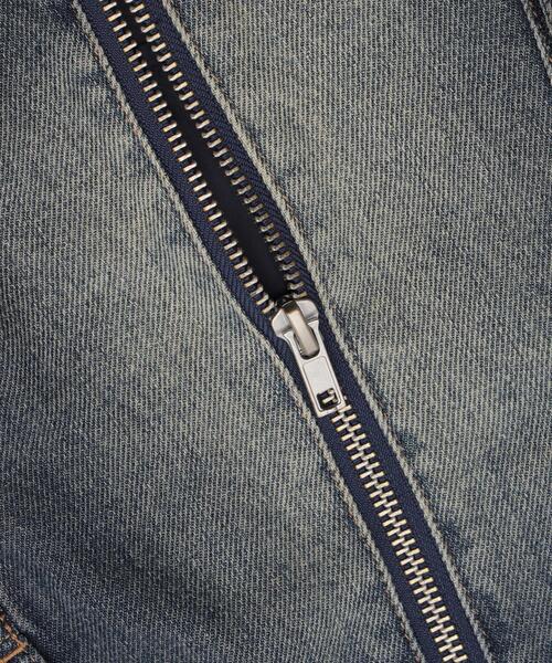 WEGO（ウィゴー）の「WEGO/【25年秋冬新作】ジップカーゴデニムスカパン（デニムスカート・レディース・ダークブルー・FREE）」の16枚目の写真