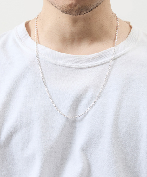 THEFT(セフト)の「THEFT セフト / AZUKI SILVER CHAIN NECKLACE シルバー925アズキチェーンネックレス 60cm(ネックレス・メンズ・シルバー・60cm)」の2枚目の写真