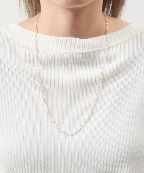 THEFT(セフト)の「THEFT セフト / AZUKI SILVER CHAIN NECKLACE シルバー925アズキチェーンネックレス 60cm(ネックレス・メンズ・シルバー・60cm)」の3枚目の写真