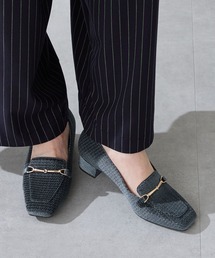 WA ORiental TRaffic（ダブルエーオリエンタルトラフィック）の「メタリックラインビット ヒール ローファー /52301（ローファー）」