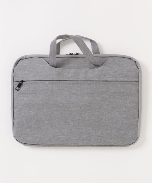 Fun & Daily(ファンアンドデイリー)の「Nylon OX PC Case & Bag(PC・タブレットケース・メンズ・グレー/ブラック・FREE)」の10枚目の写真