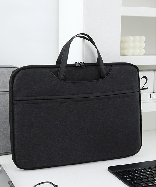 Fun & Daily(ファンアンドデイリー)の「Nylon OX PC Case & Bag(PC・タブレットケース・メンズ・グレー/ブラック・FREE)」の6枚目の写真
