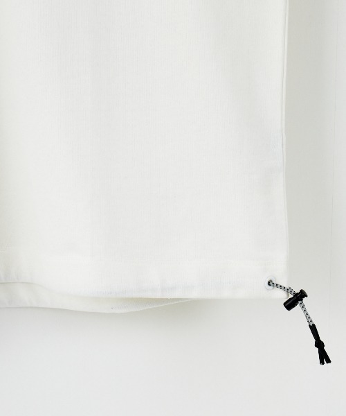 NANGA（ナンガ）の「[NANGA/ナンガ] 別注 ブランドロゴ バックプリント ドローコードロンT（Tシャツ/カットソー・レディース・ホワイト/ブラック・S/M/L）」の14枚目の写真