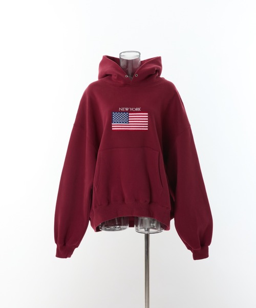 BENUA（ベヌア）の「embroidery hoodie/刺繍フーディー（パーカー