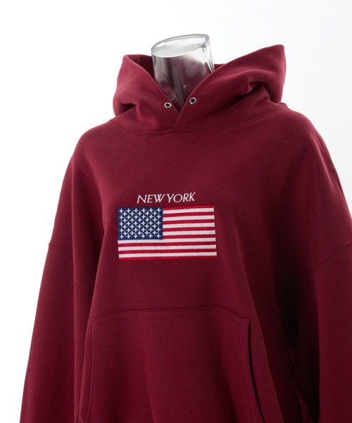 BENUA（ベヌア）の「embroidery hoodie/刺繍フーディー（パーカー