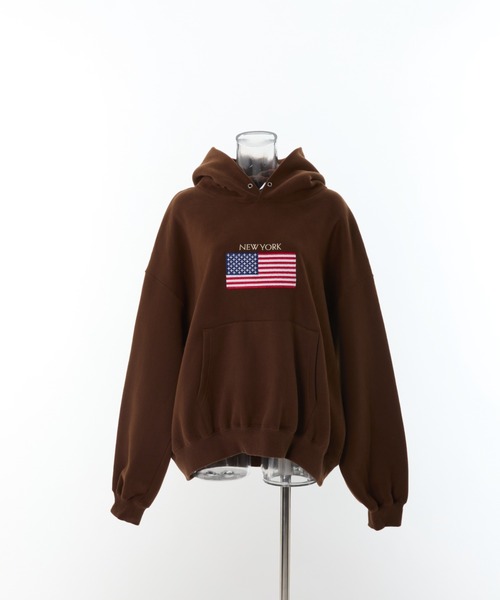 【激レア】FR2★ビッグ刺繍 パーカー NY フード刺繍 ニューヨーク 美品 激レア】FR2☆ビッグ刺繍 パーカー NY フード刺繍 オーバーサイズ 美品