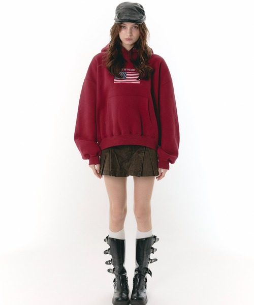 BENUA（ベヌア）の「embroidery hoodie/刺繍フーディー（パーカー
