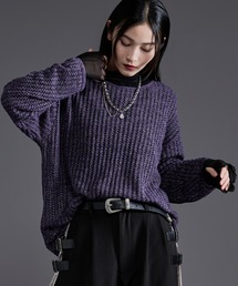 H BEAUTY&YOUTH パープル ニットセーター メンズ　Mサイズ 楽天市場】パープル ニット（メンズファッション）の通販