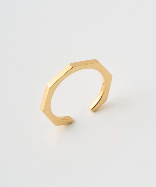 Juha(ユハ)の「RING - EDGE - GOLD(リング・メンズ・ゴールド・FREE/7号/9号/11号/13号/15号/17号/19号)」の1枚目の写真
